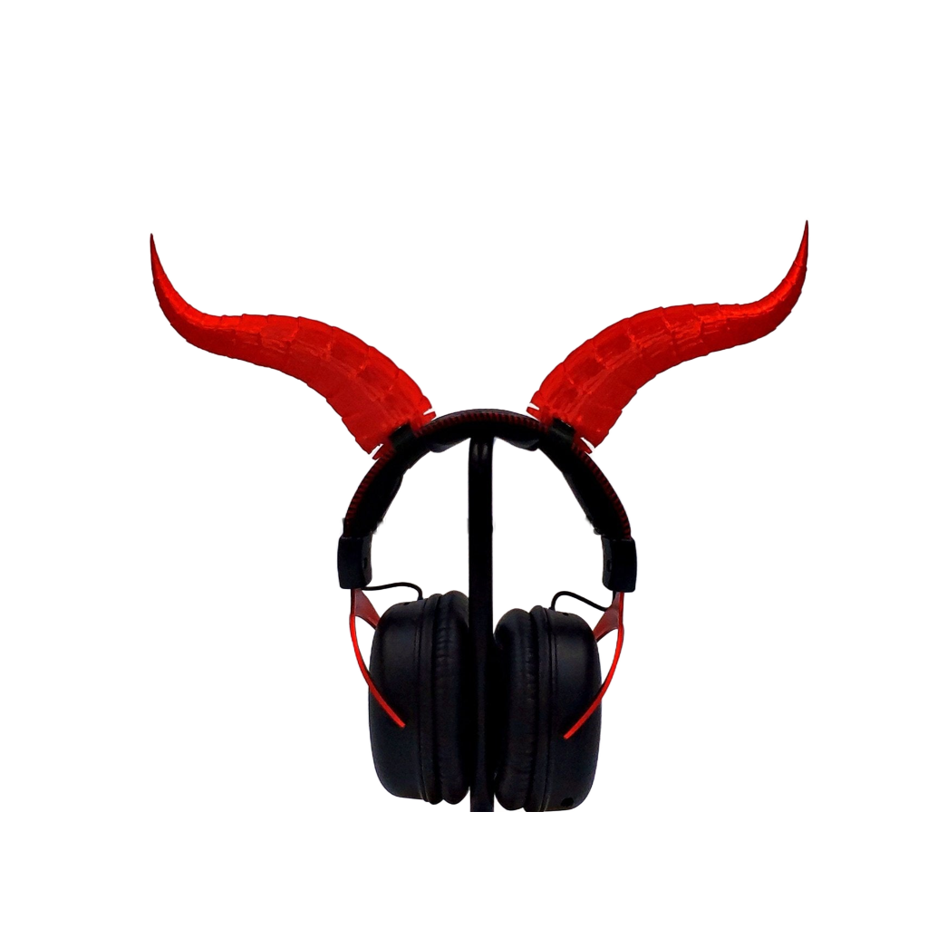 Maleficent style Horns Attachment for Headset, Gaming and Streaming Headset Accessories, cosplay, gaming streamer gift, bull horns