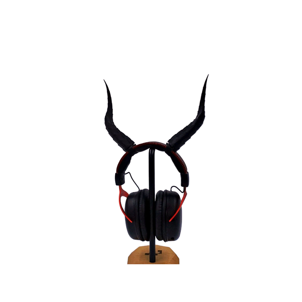 Maleficent style Horns Attachment for Headset, Gaming and Streaming Headset Accessories, cosplay, gaming streamer gift, bull horns