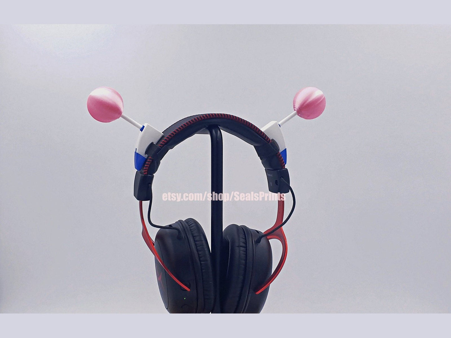 Saiki Kusuo Antenna Attachment for Headset, Gaming and Streaming Headset Accessories, cosplay, Streaming Prop, gaming streamer gift