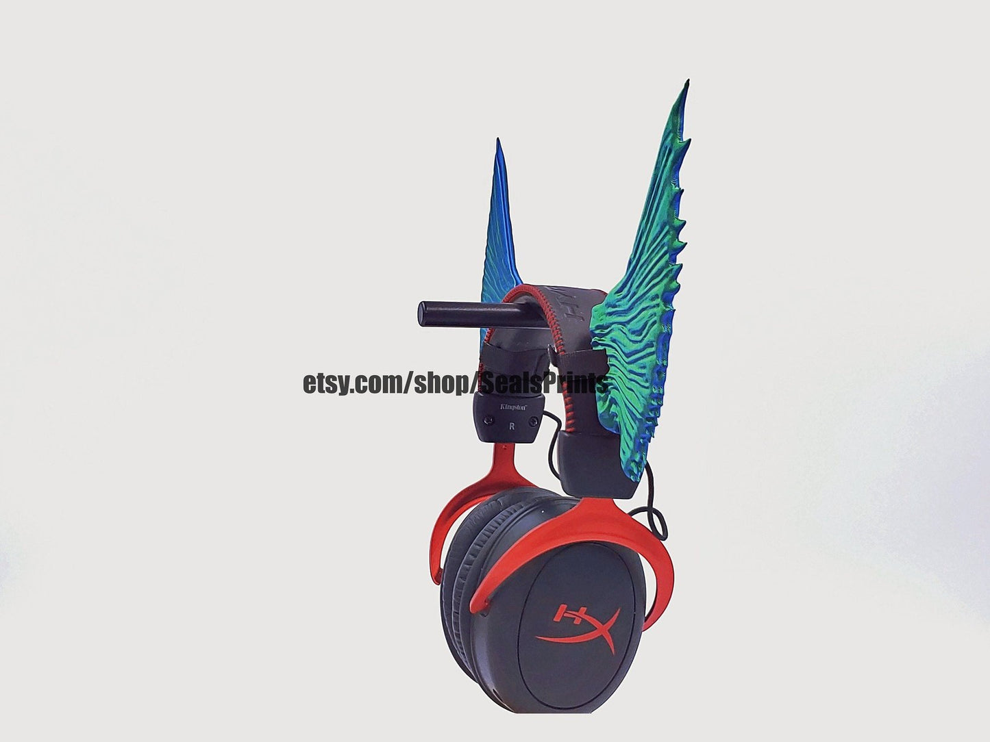 Siren Frills/ Mermaid Fins Attachment for Headset, Gaming and Streaming Headset Accessories, cosplay, Streaming Prop, gaming streamer gift