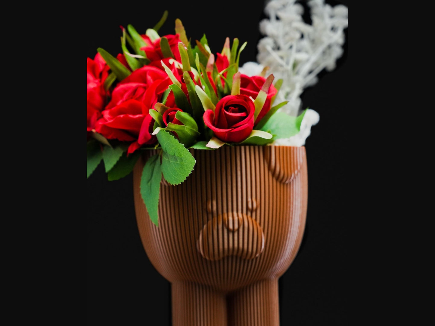 PawsomePup Flower Pot, Dog Flower Pot, cute Flower Pot, animal flower pot, dog vase, animal vase