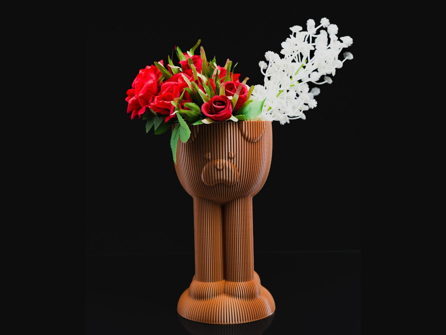 PawsomePup Flower Pot, Dog Flower Pot, cute Flower Pot, animal flower pot, dog vase, animal vase