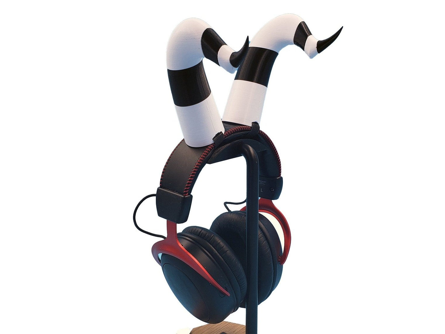 HelluvaBoss Horns Attachment for Headset, Gaming and Streaming Headset Accessories, cosplay, gaming streamer gift, bull horns, demon horns