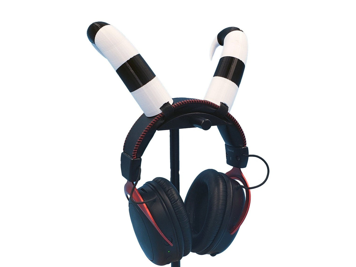 HelluvaBoss Horns Attachment for Headset style 2, Gaming and Streaming Headset Accessories, cosplay, gaming streamer gift, demon horns