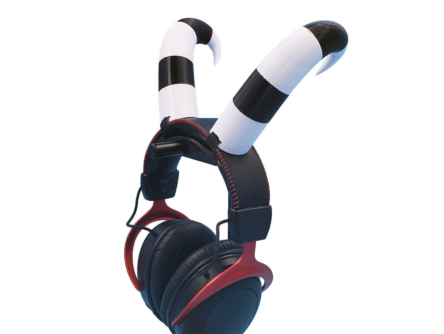 HelluvaBoss Horns Attachment for Headset style 2, Gaming and Streaming Headset Accessories, cosplay, gaming streamer gift, demon horns