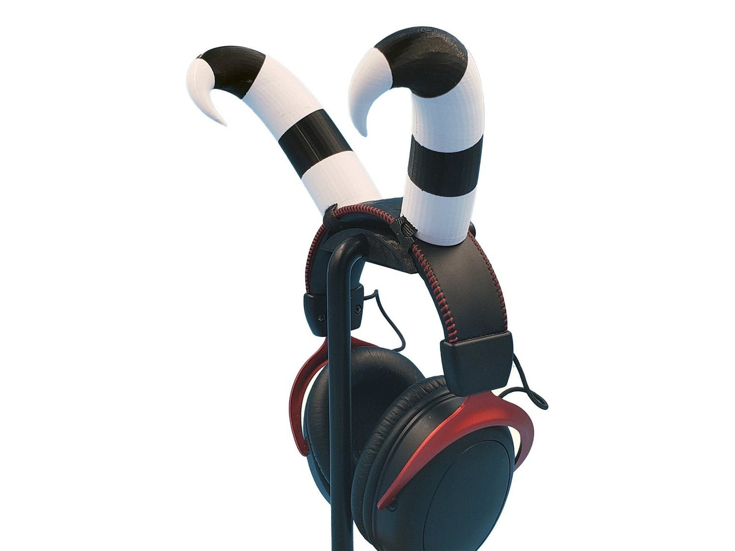 HelluvaBoss Horns Attachment for Headset style 2, Gaming and Streaming Headset Accessories, cosplay, gaming streamer gift, demon horns