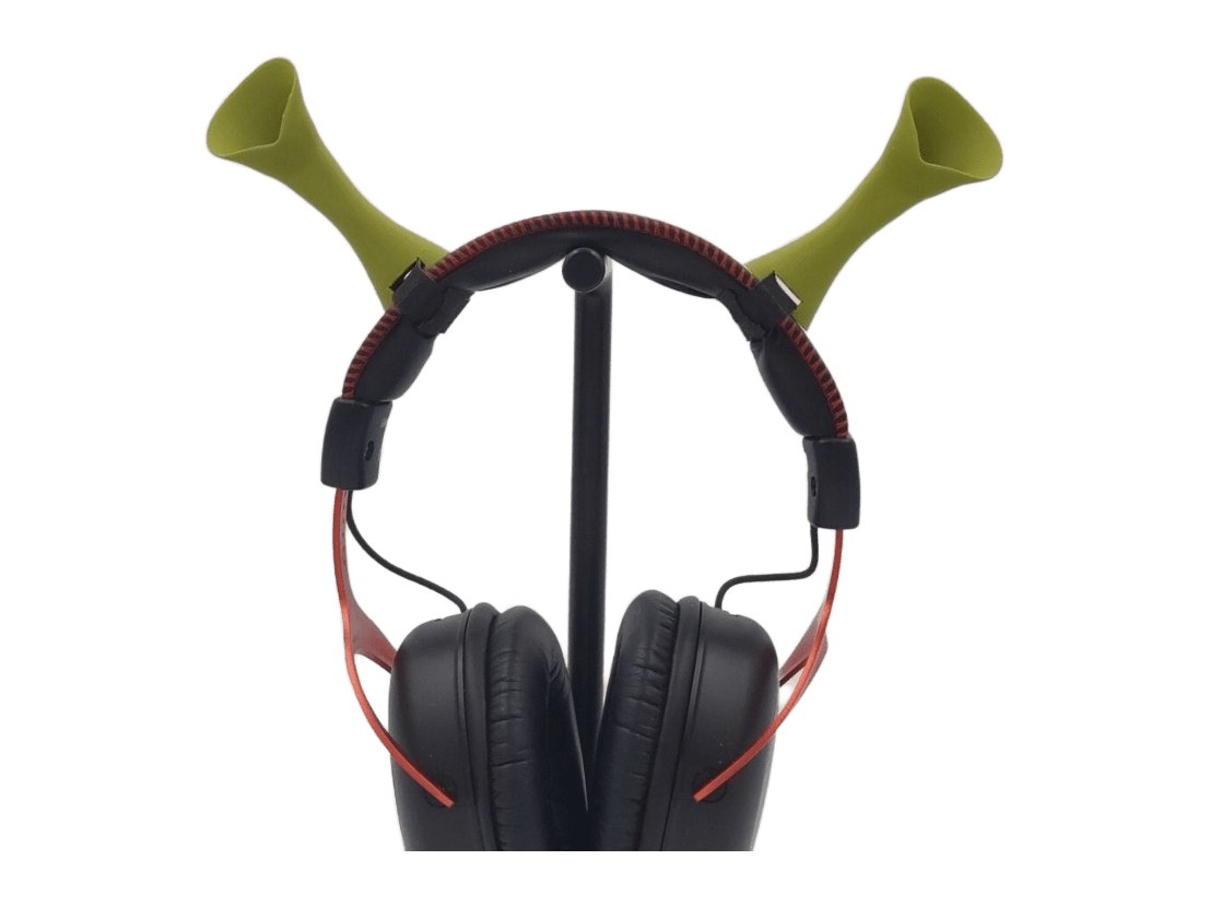 Ogre Ears for Headphones, 3D printed headset attachment by SealsPrints