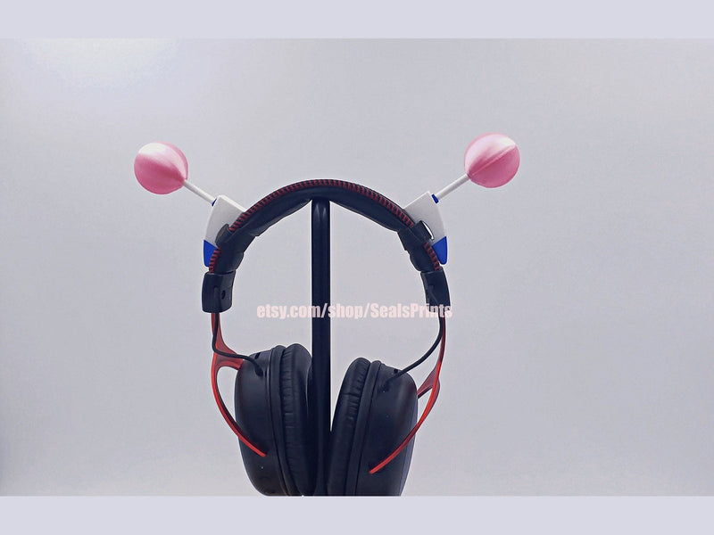 Psychic Antenna for Headphones, 3D printed headset attachment by SealsPrints