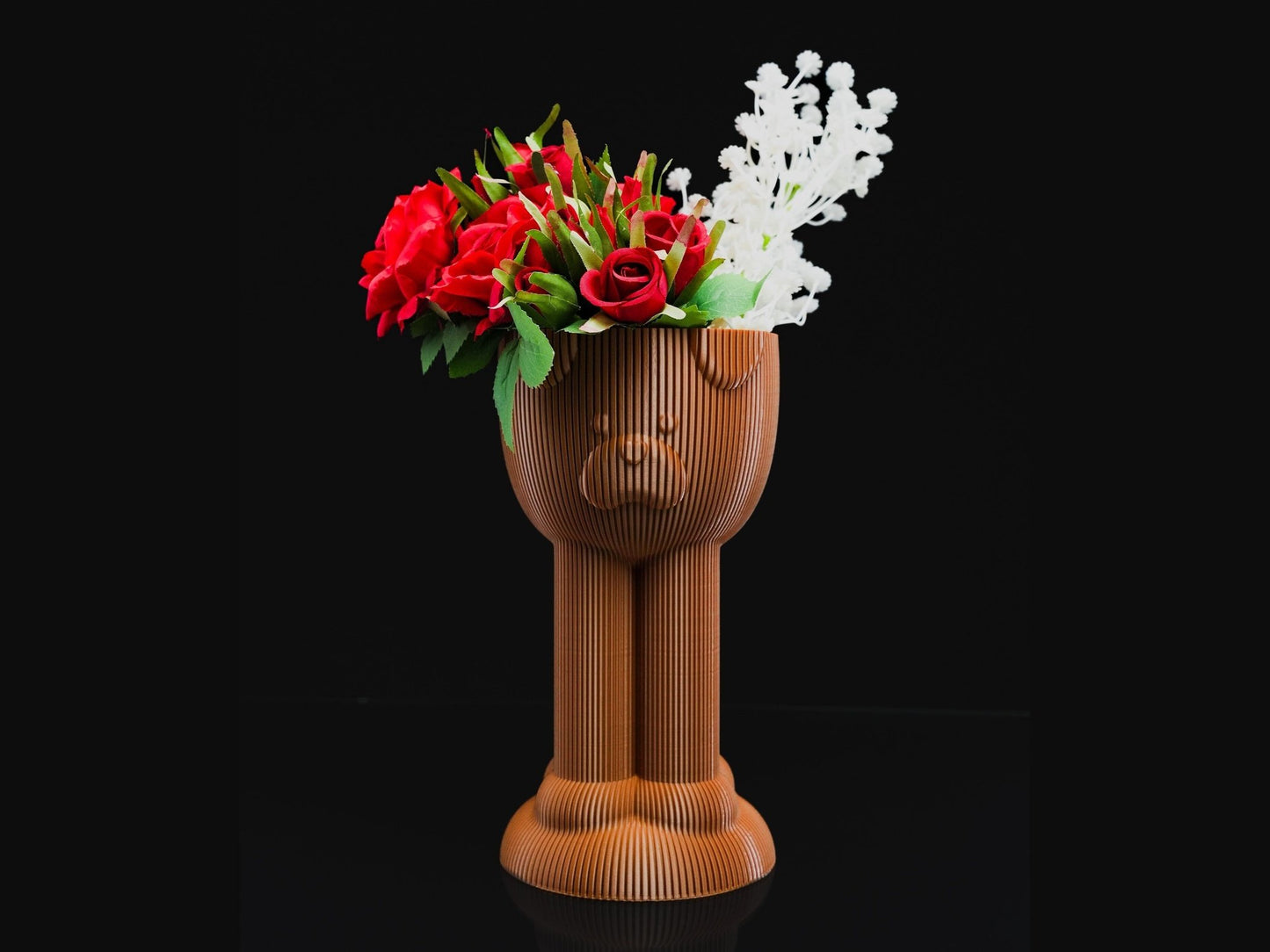 PawsomePup Flower Pot, Dog Flower Pot, cute Flower Pot, animal flower pot, dog vase, animal vase