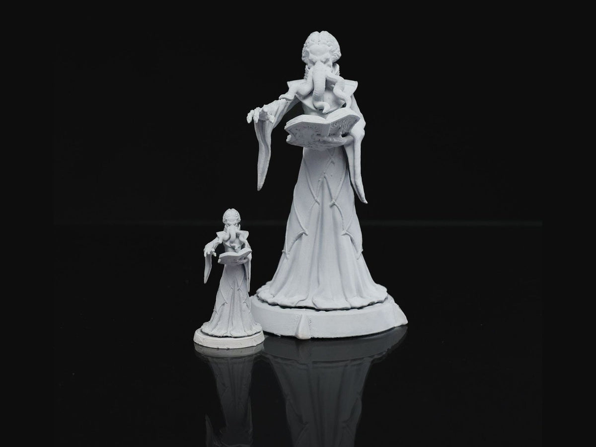 Mind Flayer Miniature, Provecto Sculpt, view 2
