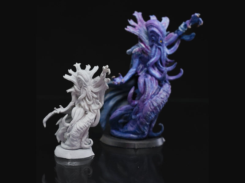 Mind Flayer Miniature, 3D printed by SealsPrints